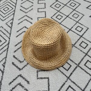 Straw Bucket Hat
